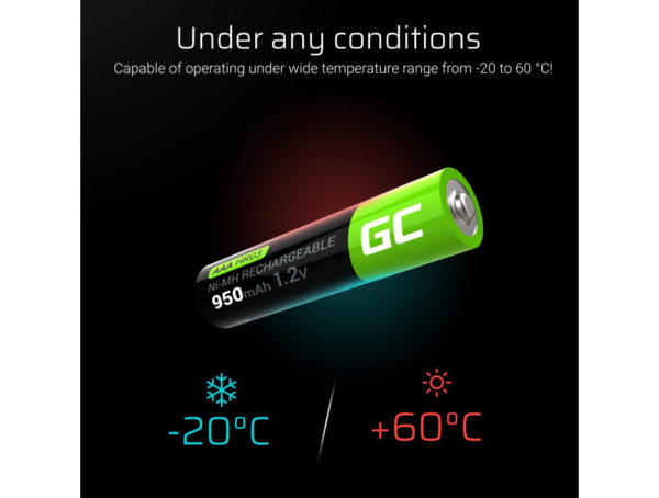 green cell 4x akumulator aaa hr03 950mah 3