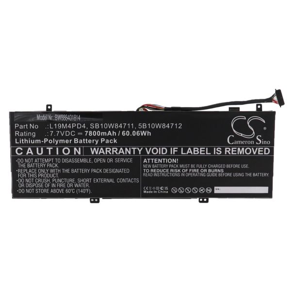 Lenovo L19M4PD4 7800mAh Lenovo www.probaterie.sk 5