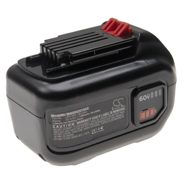 Black & Decker LBX1560 60V 1500mAh Black & Decker www.probaterie.sk 5