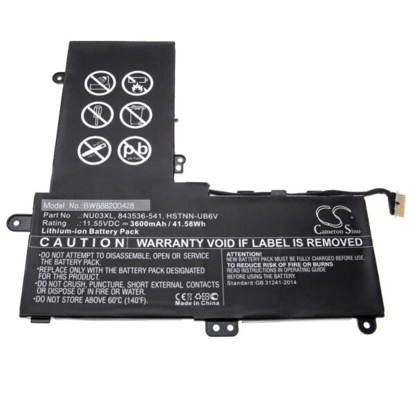 HP NU03XL 3600mAh HP www.probaterie.sk 3