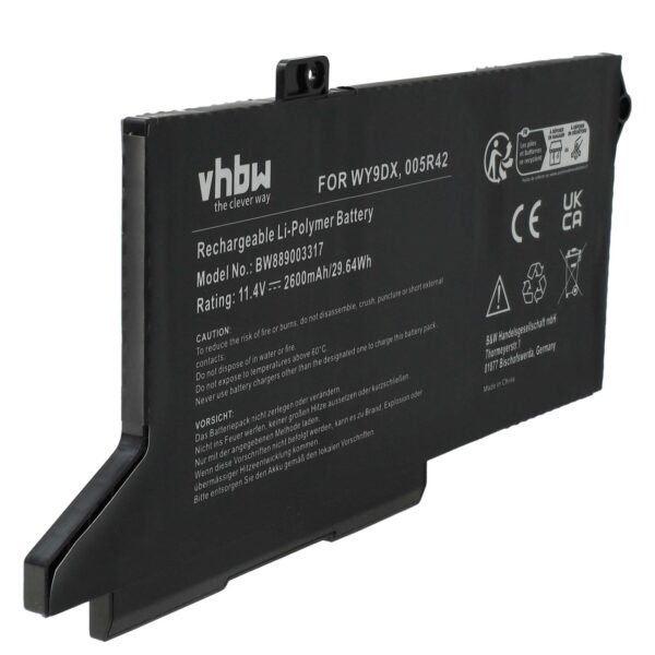 Dell WY9DX 2600mAh Dell www.probaterie.sk 3