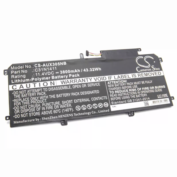 Asus C31N1411 3800mAh Asus www.probaterie.sk 3 Asus C31N1411 3800mAh Asus www.probaterie.sk 3