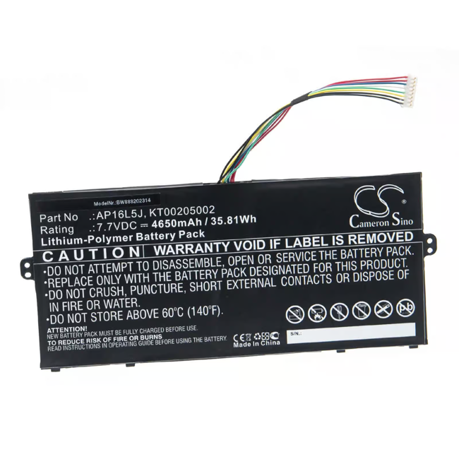 Batéria Acer AP16L5J 4650mAh Acer www.probaterie.sk 3 Batéria Acer AP16L5J 4650mAh Acer www.probaterie.sk 3