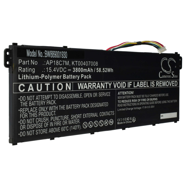 Batéria Acer AP18C7M 3800mAh Acer www.probaterie.sk 5 Batéria Acer AP18C7M 3800mAh Acer www.probaterie.sk 5