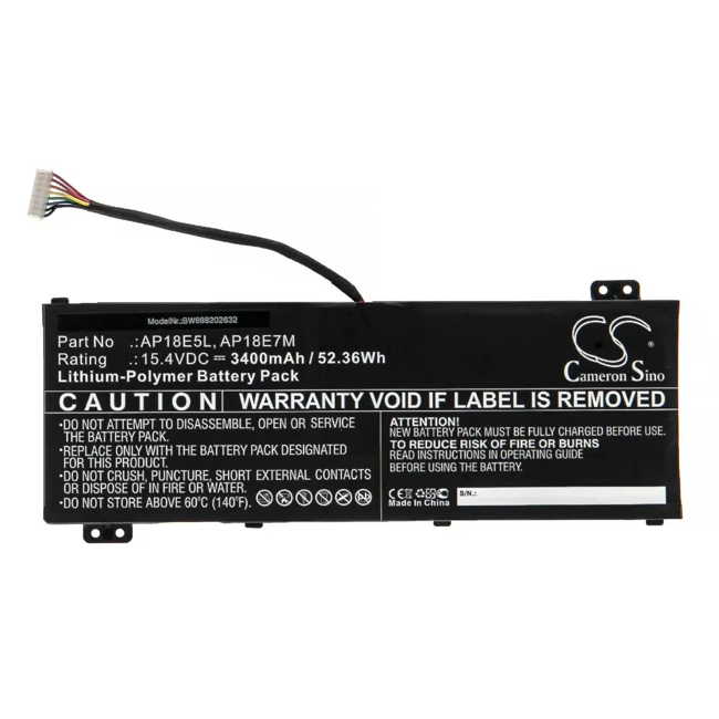 Batéria Acer AP18E5L 3400mAh Acer www.probaterie.sk 3 Batéria Acer AP18E5L 3400mAh Acer www.probaterie.sk 3